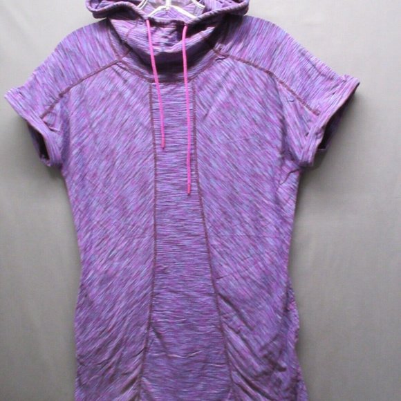 Title Nine Sweater Women Medium Zip Pocket Golf Active Workout Gym Hooded Top - Picture 2 of 12